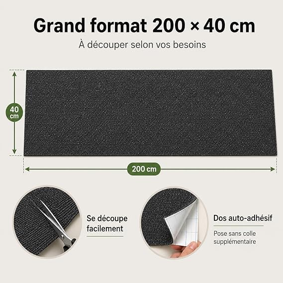 Griffoir Chat Canapé 200 x 40 cm