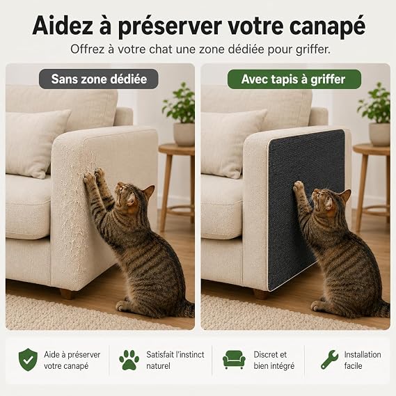 Griffoir Chat Canapé 200 x 40 cm