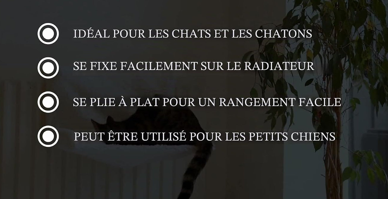 Lit chauffant en polaire pour chien ou chat