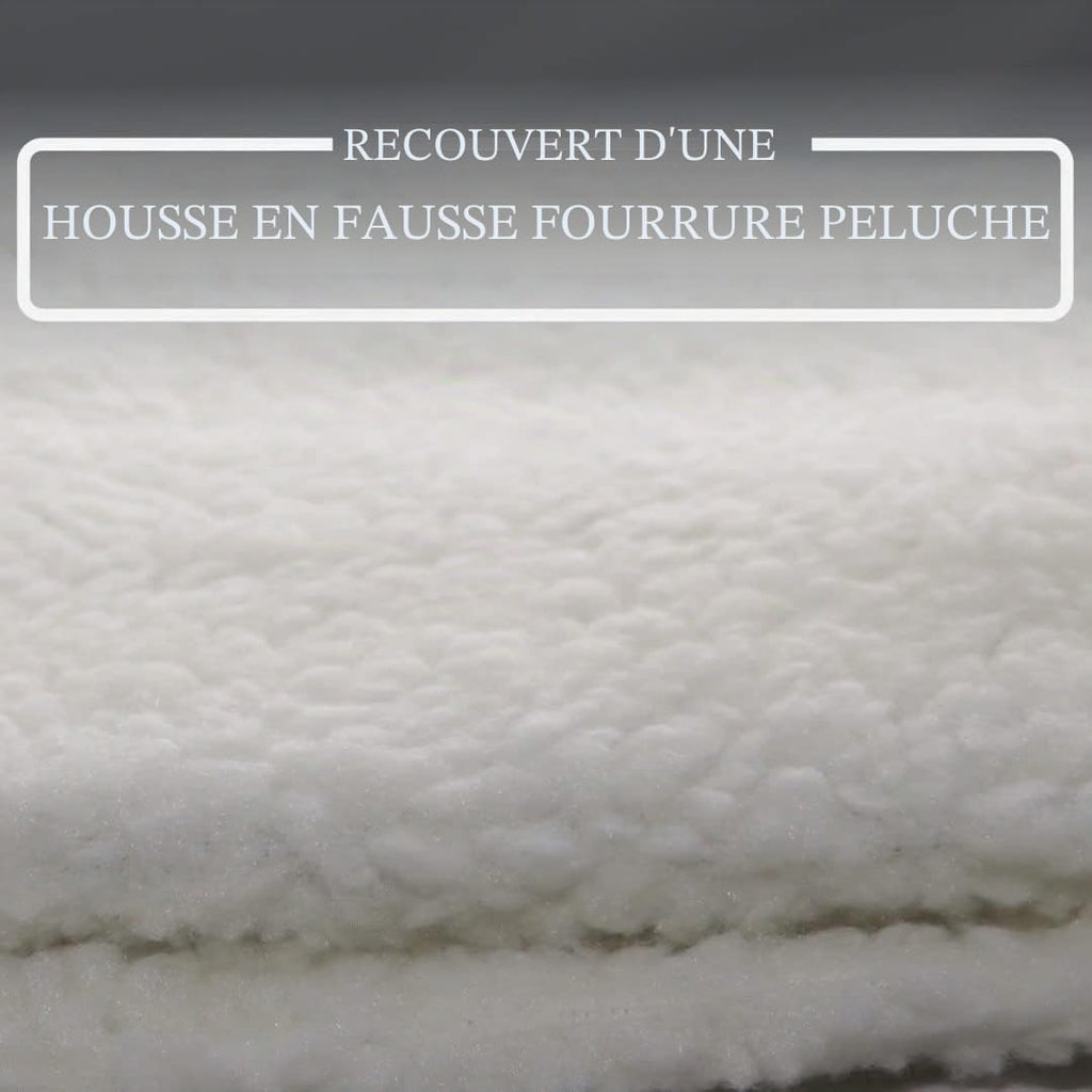 Lit chauffant en polaire pour chien ou chat