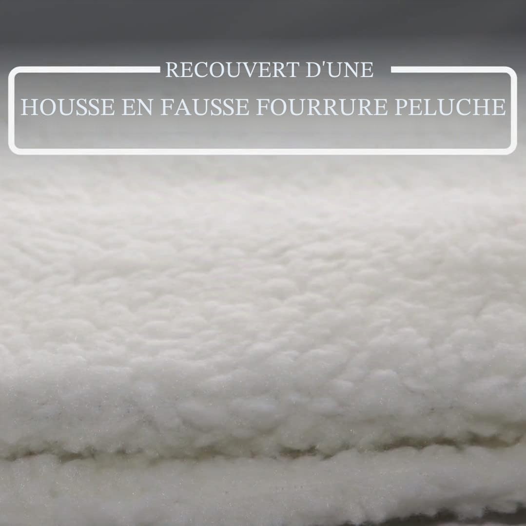 Lit chauffant en polaire pour chien ou chat